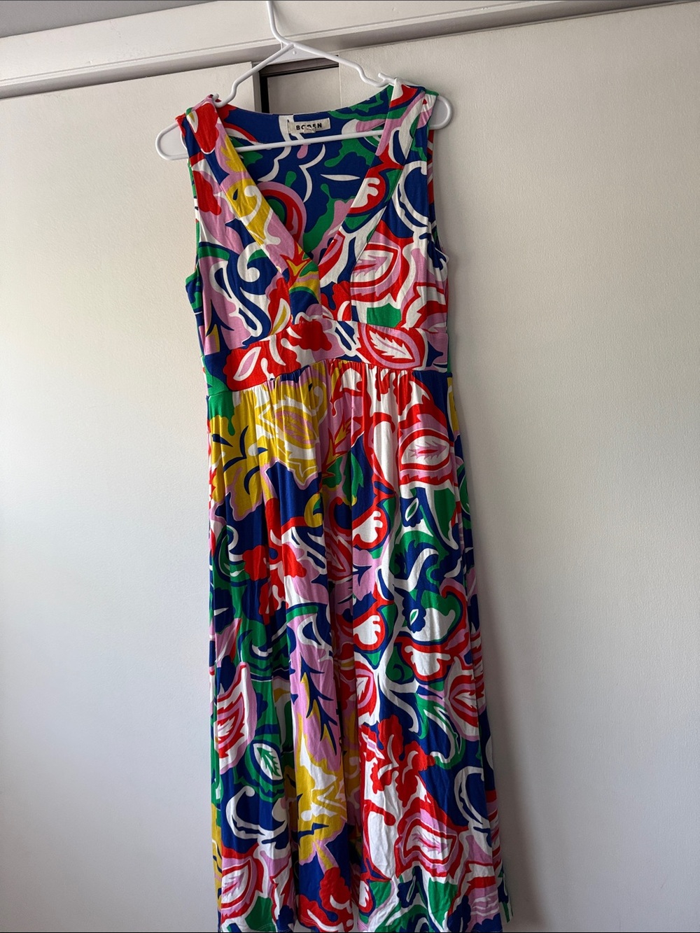 BODEN Olympia Floral Jersey  Maxi dress 8P - Picture 3 of 8